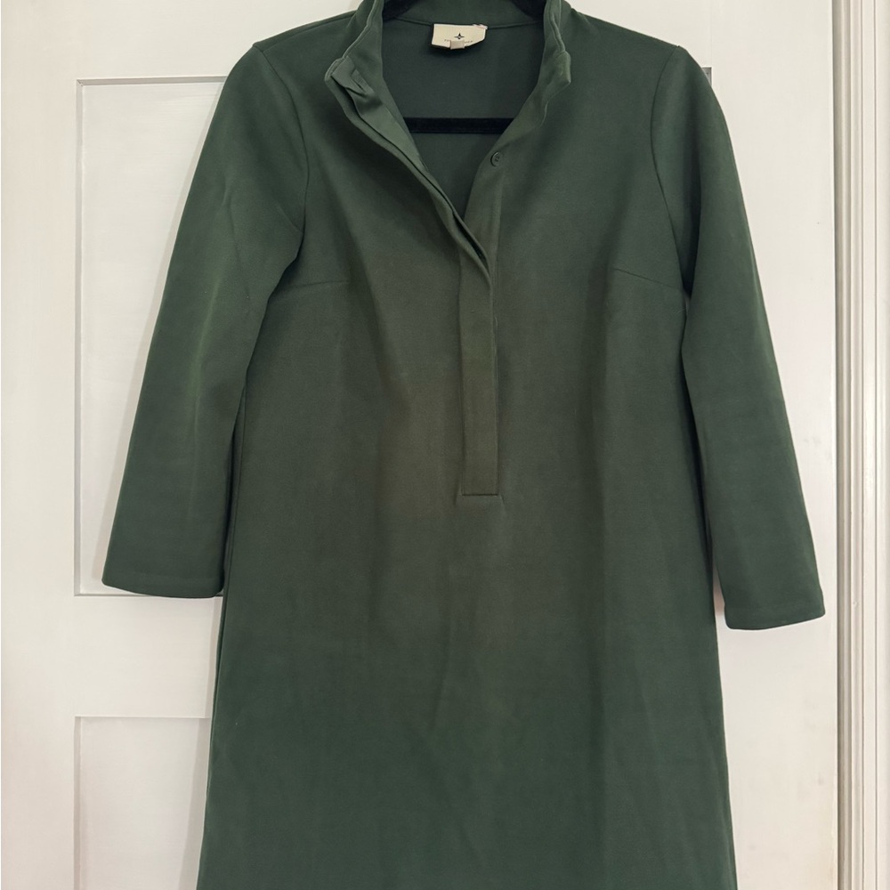 Tuckernuck Forest Green Long Sleeve Dress